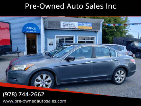 2008 Honda Accord for sale at Pre-Owned Auto Sales Inc in Salem MA