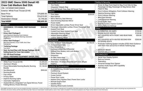 2022 GMC Sierra 3500HD