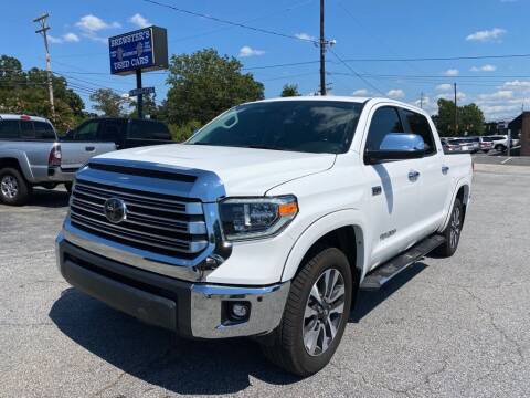 2018 Toyota Tundra for sale at Brewster Used Cars in Anderson SC
