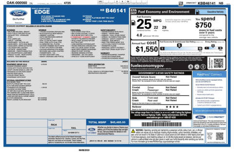 2019 Ford Edge Titanium