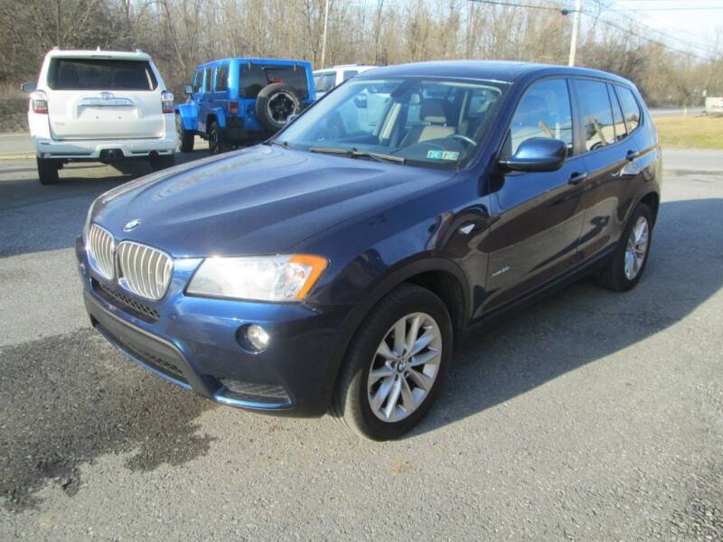 2014 BMW X3 for sale at WORKMAN AUTO INC in Pleasant Gap PA
