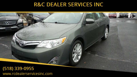 2012 Toyota Camry for sale at R&C DEALER SERVICES INC in Cohoes NY