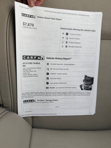 2010 Ford Taurus SEL