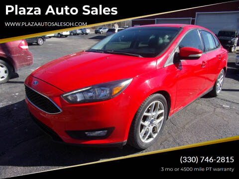 2015 Ford Focus for sale at Plaza Auto Sales in Poland OH