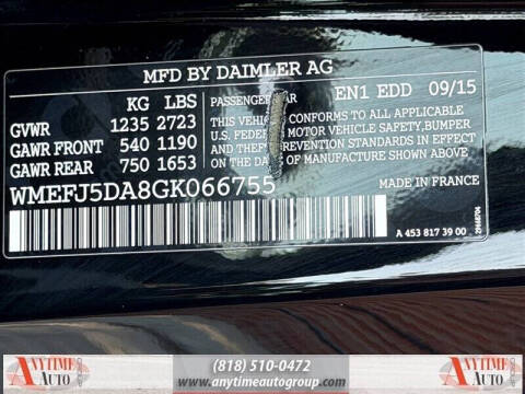 2016 Smart fortwo passion