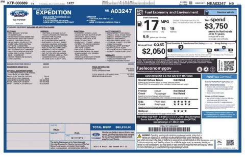 2022 Ford Expedition Timberline
