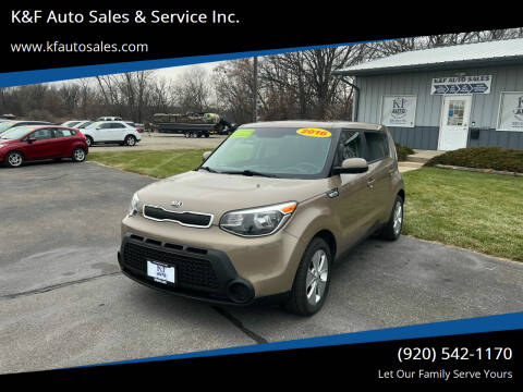 2016 Kia Soul for sale at K&F Auto Sales & Service Inc. in Jefferson WI