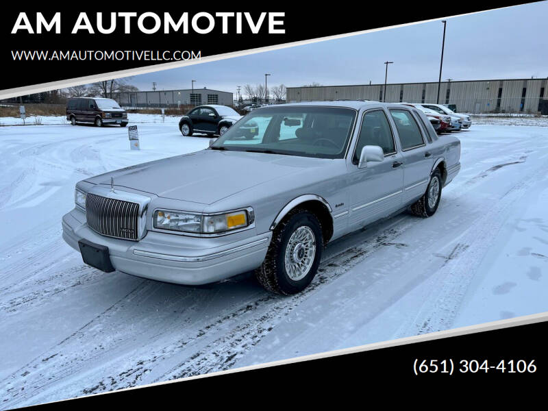 1997 Lincoln Town Car for sale at AM AUTOMOTIVE in Forest Lake MN