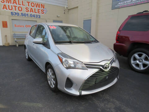 2016 Toyota Yaris for sale at Small Town Auto Sales in Hazleton PA