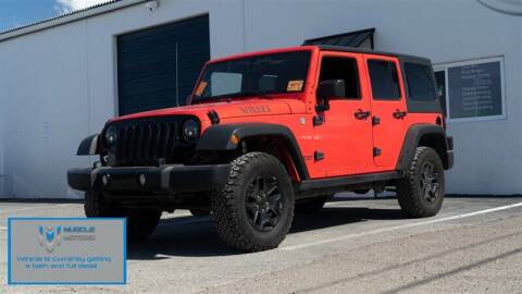 2015 Jeep Wrangler Unlimited for sale at MUSCLE MOTORS AUTO SALES INC in Reno NV