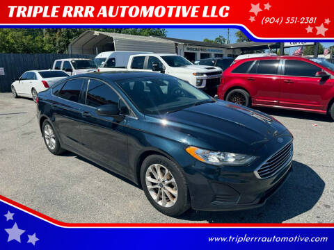 2020 Ford Fusion for sale at TRIPLE RRR AUTOMOTIVE LLC in Jacksonville FL
