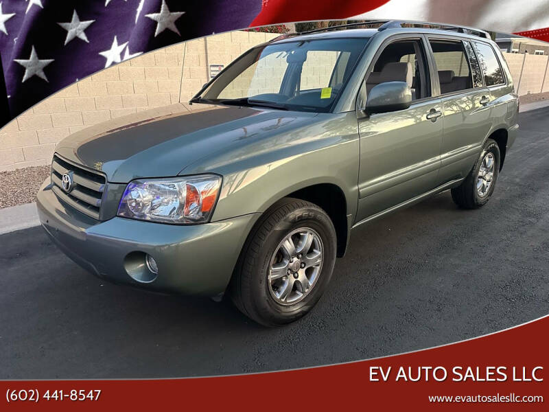 2005 Toyota Highlander for sale at EV Auto Sales LLC in Sun City AZ