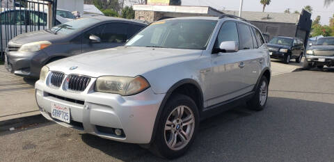 2006 BMW X3 for sale at LUCKY MTRS in Pomona CA