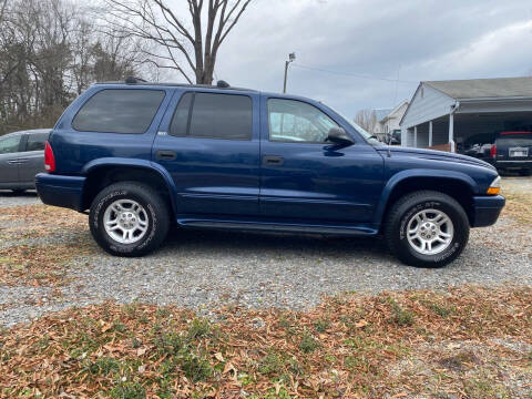 2002 Dodge Durango for sale at Venable & Son Auto Sales in Walnut Cove NC