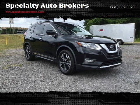 2018 Nissan Rogue for sale at Specialty Auto Brokers in Cartersville GA