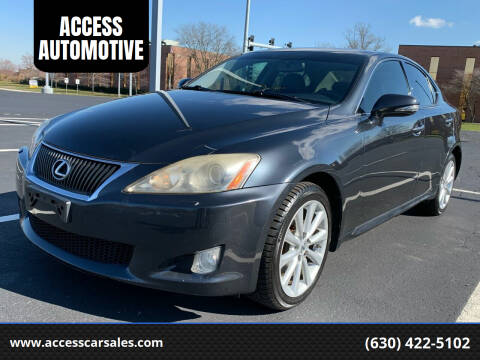 2010 Lexus IS 250 for sale at ACCESS AUTOMOTIVE in Bensenville IL