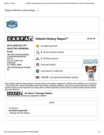 2012 Audi Q5 2.0T quattro Premium Plus