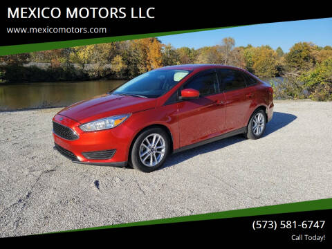 2018 Ford Focus for sale at MEXICO MOTORS LLC in Mexico MO