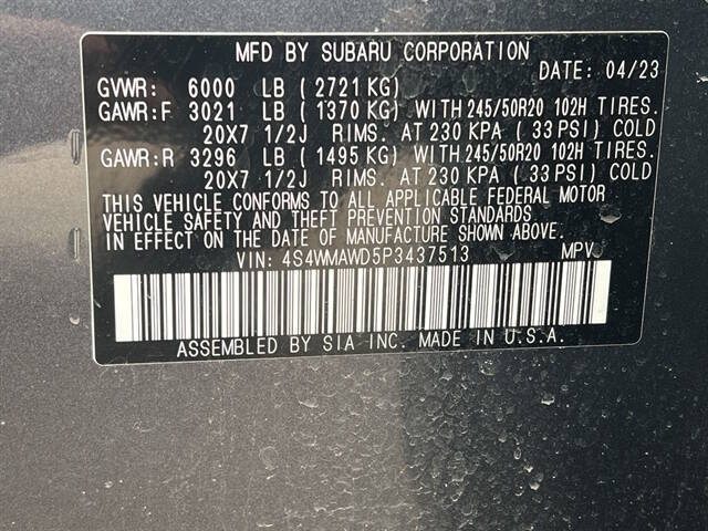 2023 Subaru Ascent Touring