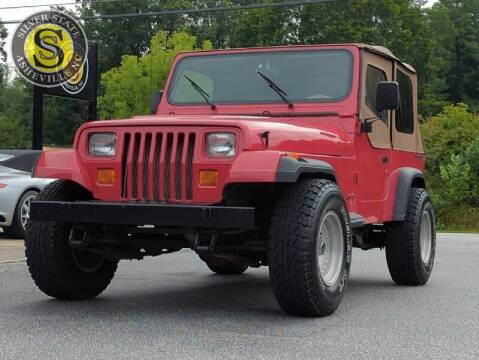 1990 Jeep Wrangler for sale at Silver State Imports of Asheville in Mills River NC