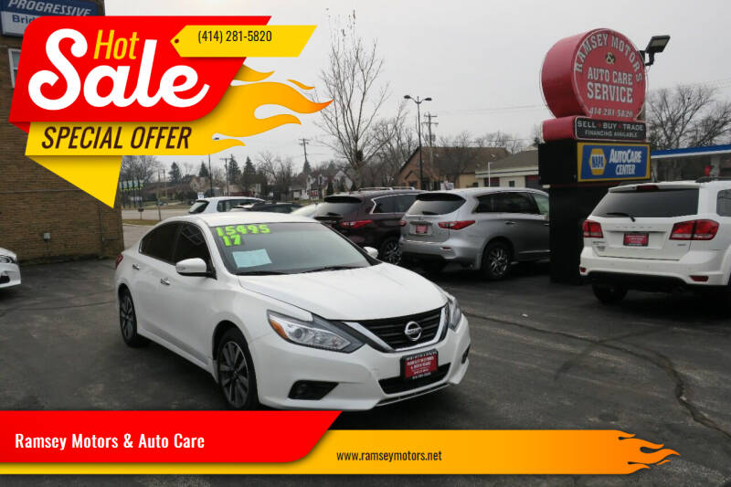 2017 Nissan Altima for sale at Ramsey Motors & Auto Care in Milwaukee WI