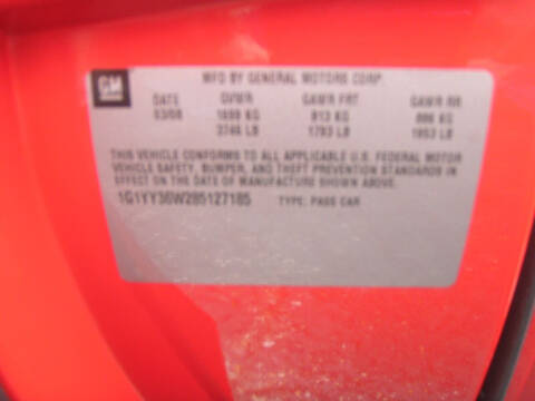 2008 Chevrolet Corvette