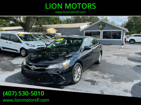 2017 Toyota Camry for sale at LION MOTORS in Orlando FL