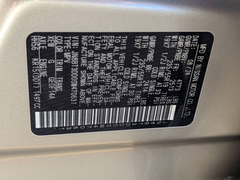 2025 Nissan Rogue Platinum