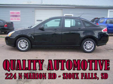 2011 Ford Focus for sale at Quality Automotive in Sioux Falls SD