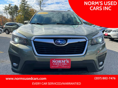 2021 Subaru Forester for sale at NORM'S USED CARS INC in Wiscasset ME