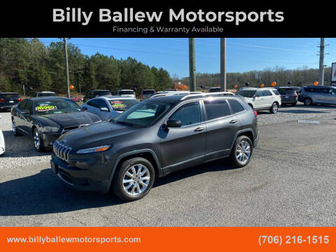 2015 Jeep Cherokee for sale at Billy Ballew Motorsports in Dawsonville GA