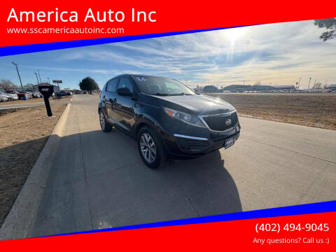 2016 Kia Sportage for sale at America Auto Inc in South Sioux City NE