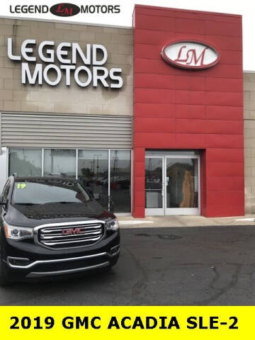 2019 GMC Acadia for sale at Legend Motors of Detroit - Legend Motors of Ferndale in Ferndale MI