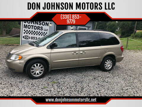 2002 Chrysler Town and Country for sale at DON JOHNSON MOTORS LLC in Lisbon OH