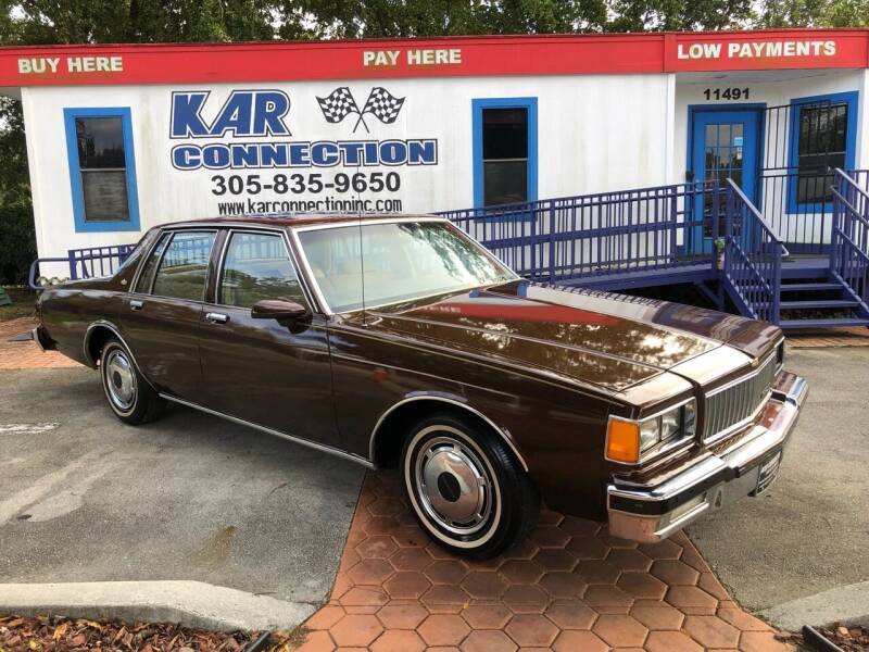 1986 Chevrolet Caprice for sale at Kar Connection in Miami FL