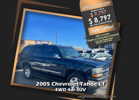 2005 Chevrolet Tahoe for sale at Virginia Auto Mall in Woodford VA