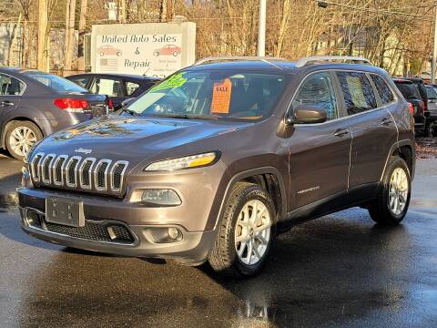 2015 Jeep Cherokee for sale at United Auto Sales & Service Inc in Leominster MA