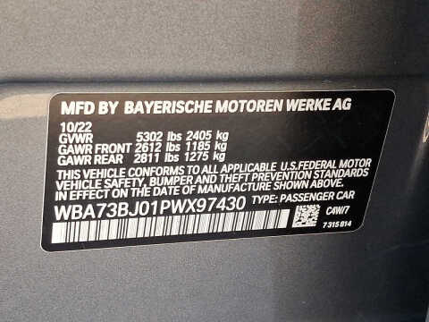 2023 BMW 5 Series 540i xDrive