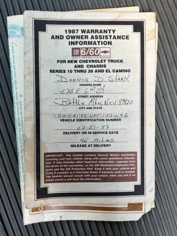 1987 Chevrolet Blazer