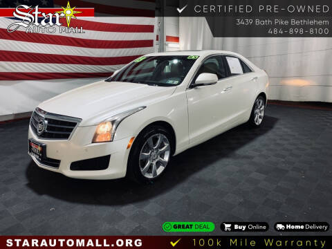 2013 Cadillac ATS for sale at STAR AUTO MALL 512 in Bethlehem PA