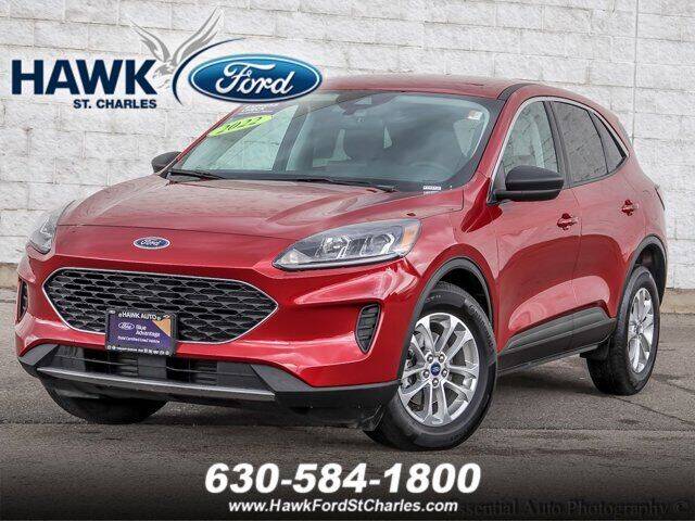 2022 Ford Escape for sale at Hawk Ford of St. Charles in Saint Charles IL