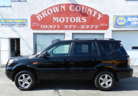 2007 Honda Pilot for sale at Brown County Motors in Russellville OH