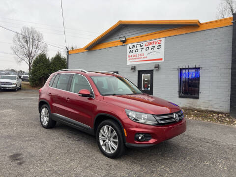 2015 Volkswagen Tiguan for sale at Let's Drive Motors in Charlotte NC