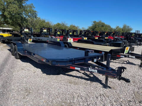 2024 LION  - Steel Deck Car Hauler Trail for sale at LJD Sales in Lampasas TX