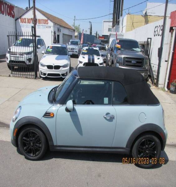 2012 MINI Cooper Convertible for sale at Rock Bottom Motors in North Hollywood CA