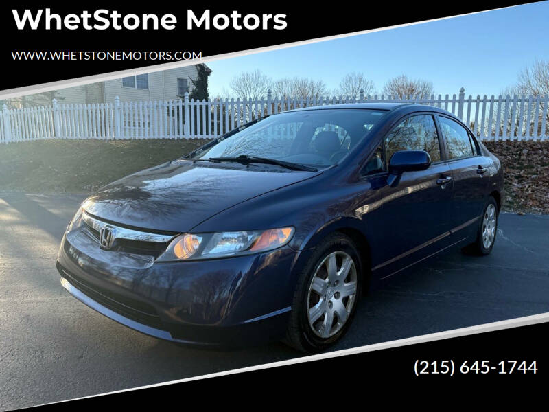 2008 Honda Civic for sale at WhetStone Motors in Bensalem PA