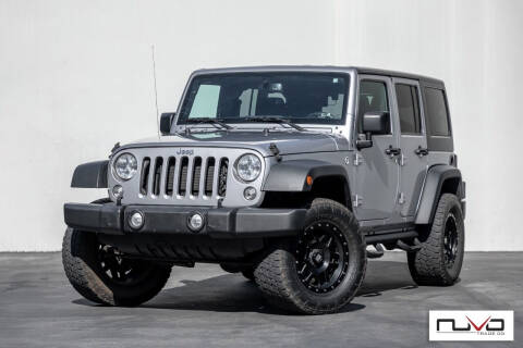 2015 Jeep Wrangler Unlimited for sale at Nuvo Trade in Newport Beach CA