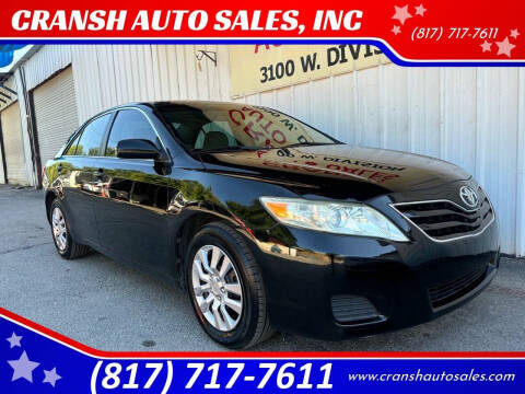 2011 Toyota Camry for sale at CRANSH AUTO SALES, INC in Arlington TX