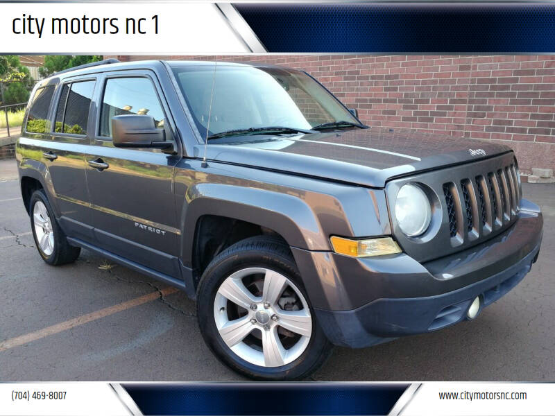 2014 Jeep Patriot for sale at city motors nc 1 in Harrisburg NC