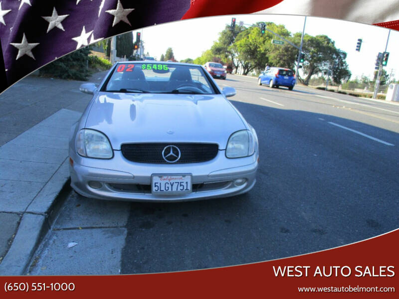 2002 Mercedes-Benz SLK for sale at West Auto Sales in Belmont CA